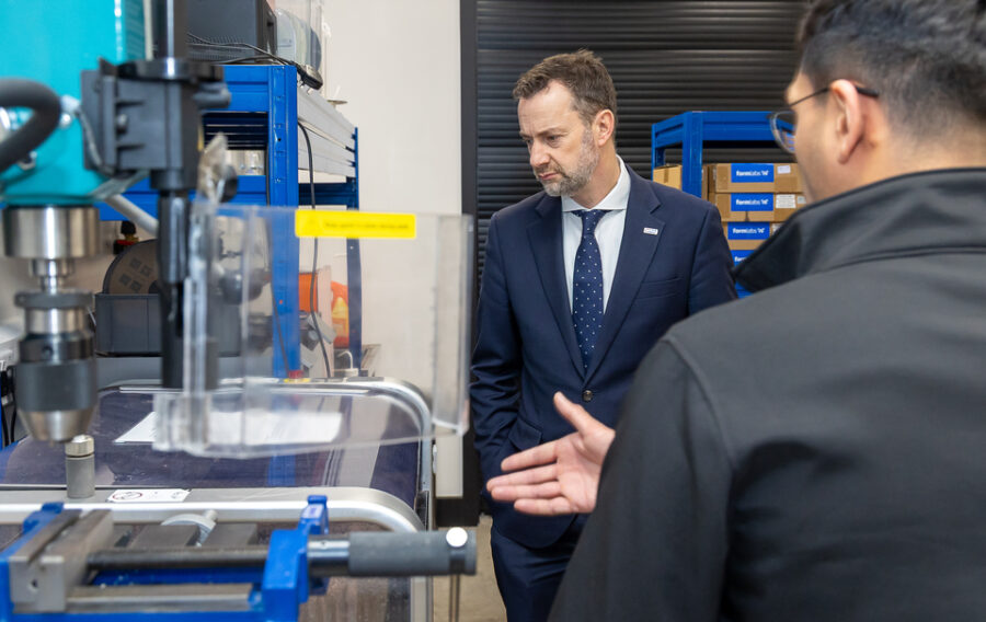 UK Space CEO Dr Paul Bate at Magdrive. Credit: Stuart Harrison / Magdrive