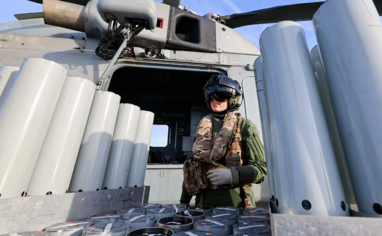 The UK Ministry of Defence (MoD) has formalised a £40 million contract with Ultra Maritime to supply sonobuoys for the Royal Navy’s Merlin Maritime Patrol Helicopter fleet.