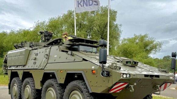 The UK's Boxer programme has reached a landmark, with the 100th Boxer Mechanised Infantry Vehicle delivered to the Ministry of Defence