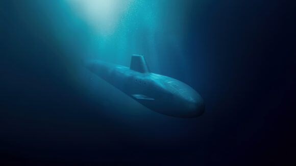 Artists impression of the new DREADNOUGHT CLASS. The Dreadnought class of ballistic submarines for the Royal Navy is now being built.