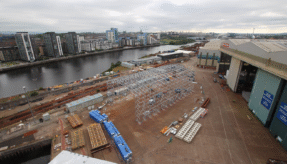 Construction has begun on a new £3.3 million paint facility at BAE Systems' Govan shipyard in Glasgow,