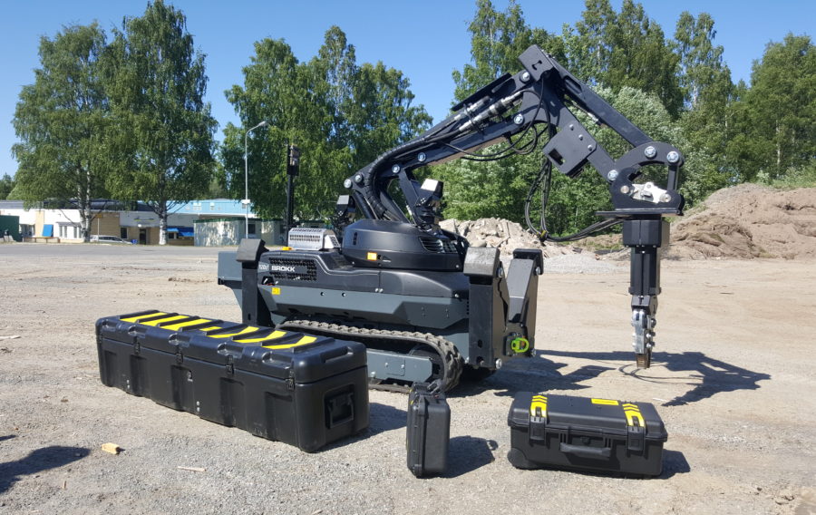 Brokk UK to showcase remote Security and Rescue system at DVD2018